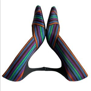 Impo Vault Rainbow Pumps 7.5M, Colorful Stripes, Multi Colors ￼